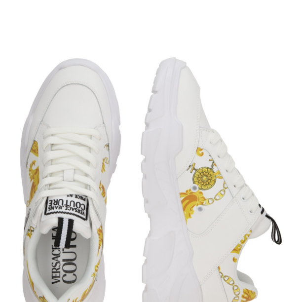 Versace Jeans Couture Sneaker low 'FONDO SPEEDTRACK DIS. SC2'  galben muștar / auriu / negru / alb