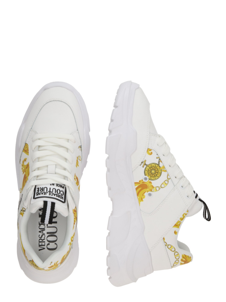 Versace Jeans Couture Sneaker low 'FONDO SPEEDTRACK DIS. SC2'  galben muștar / auriu / negru / alb