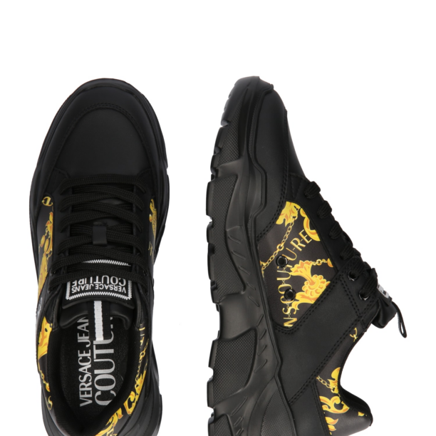 Versace Jeans Couture Sneaker low 'FONDO SPEEDTRACK DIS. SC2'  galben / negru / alb