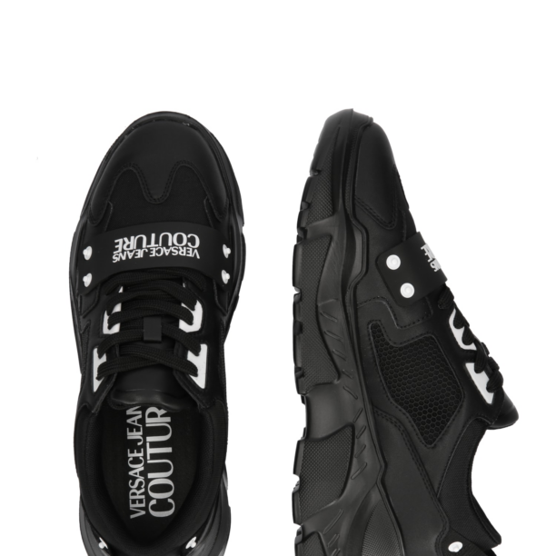 Versace Jeans Couture Sneaker low 'FONDO SPEEDTRACK DIS. SC4'  negru / alb