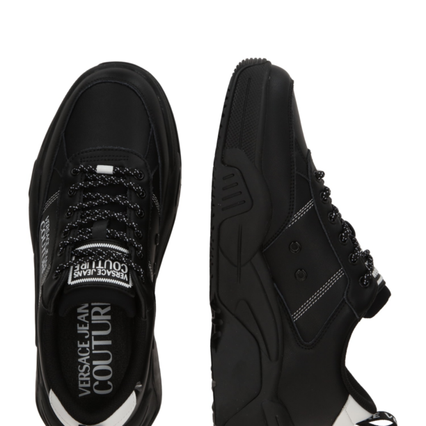 Versace Jeans Couture Sneaker low 'FONDO STARGAZE DIS. SF1'  negru / alb