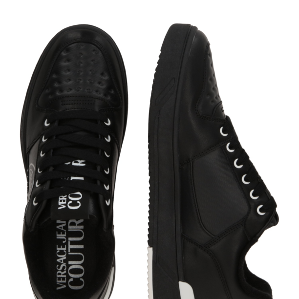 Versace Jeans Couture Sneaker low 'FONDO STARLIGHT DIS. SJ1'  gri deschis / negru / alb