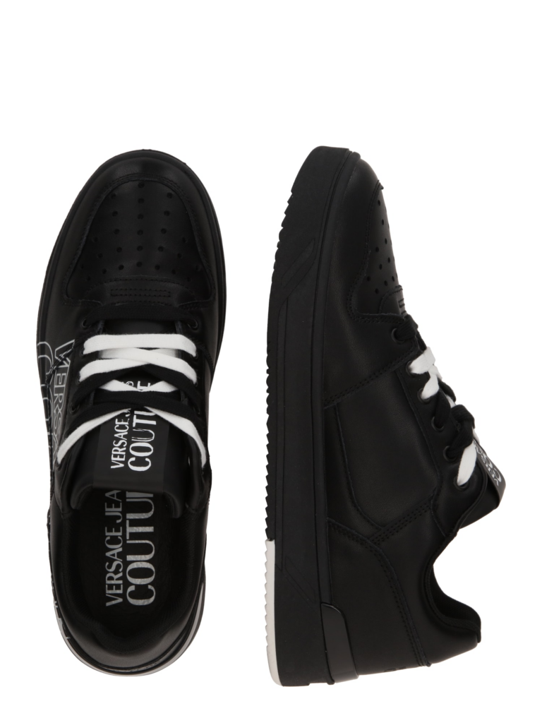 Versace Jeans Couture Sneaker low 'FONDO STARLIGHT DIS. SJ5'  negru / alb