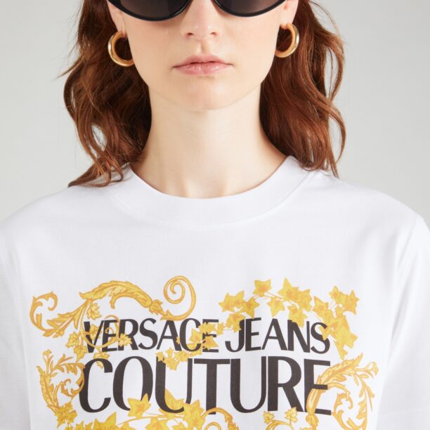 Preţ Versace Jeans Couture Tricou  galben șofran / galben închis / negru / alb