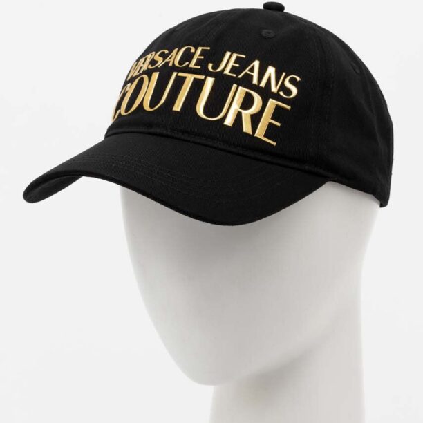 Versace Jeans Couture șapcă de baseball din bumbac culoarea negru