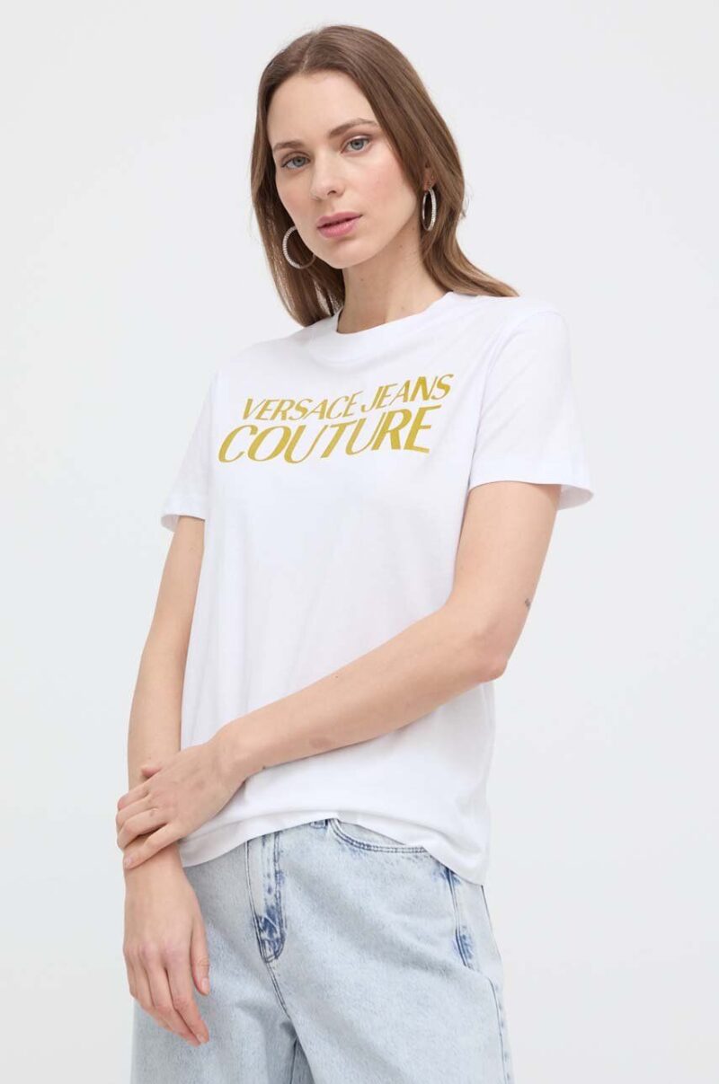 Versace Jeans Couture tricou din bumbac femei