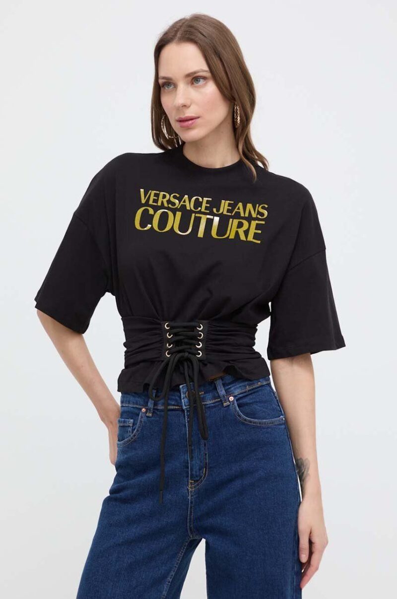 Versace Jeans Couture tricou din bumbac femei