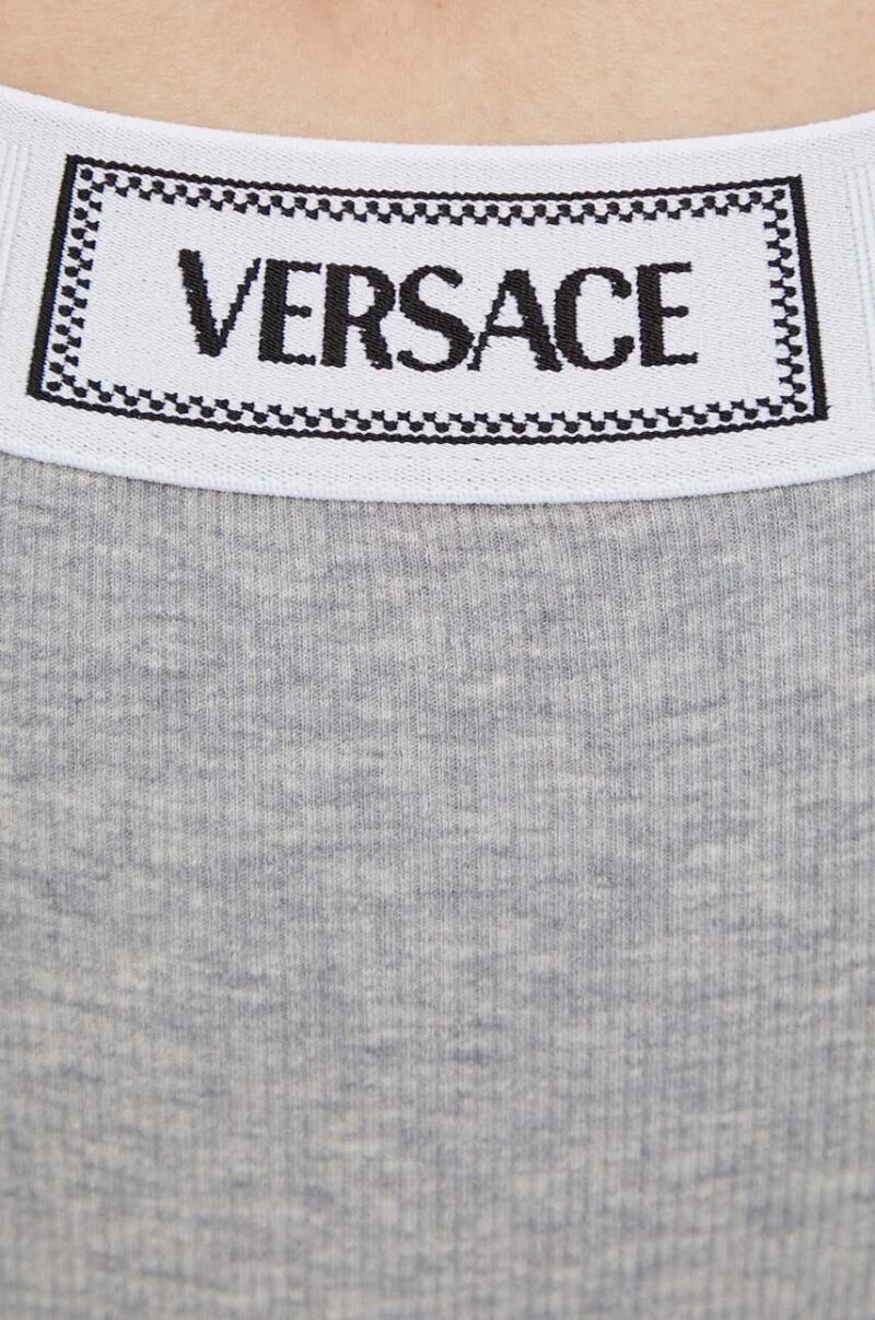 Versace chiloti culoarea gri preţ