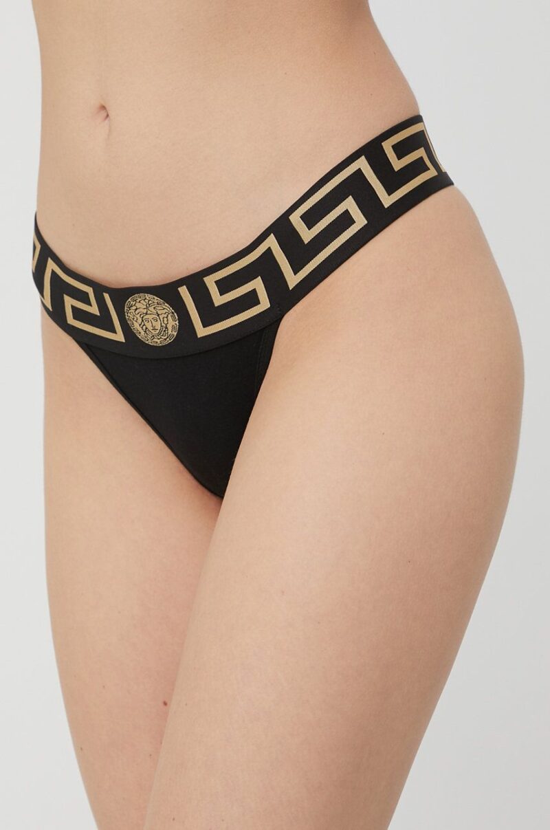 Versace tanga culoarea negru