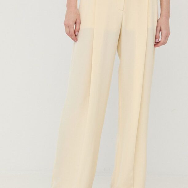 Victoria Beckham pantaloni de matase femei