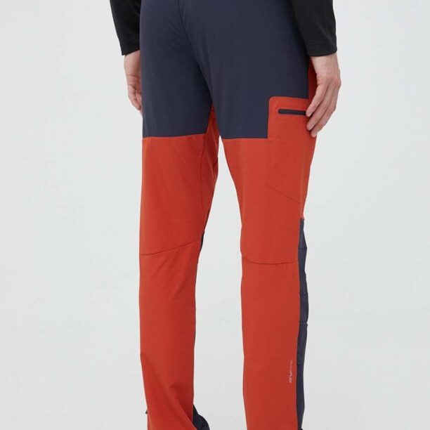 Viking pantaloni de exterior Sequoia culoarea portocaliu preţ