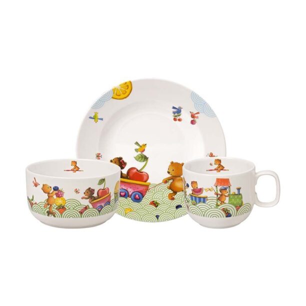 Villeroy & Boch set de mic dejun pentru copii Hungry as a Bear 3-pack