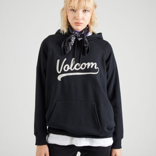 Volcom Bluză de molton 'Truly Stoked'  negru / alb