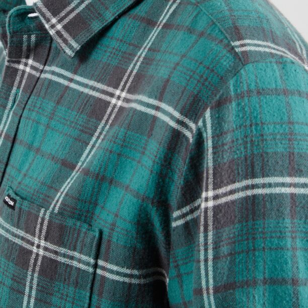 Preţ Volcom Cămașă 'CADEN PLAID'  gri închis / verde smarald / alb murdar