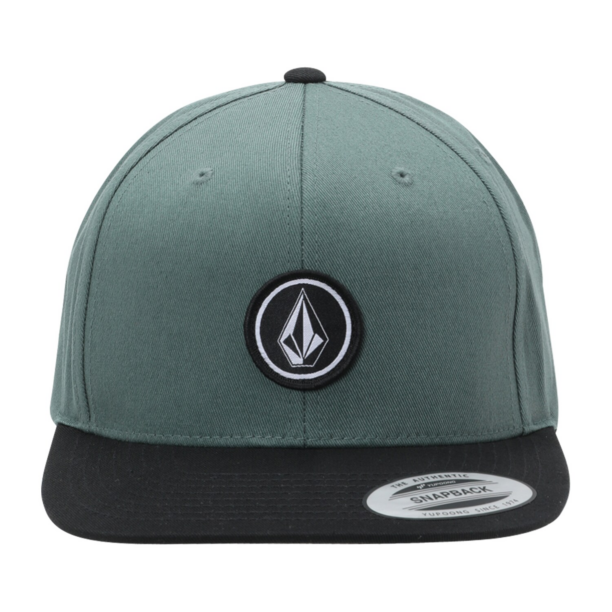 Volcom Șapcă 'Quarter'  verde smarald / negru / alb