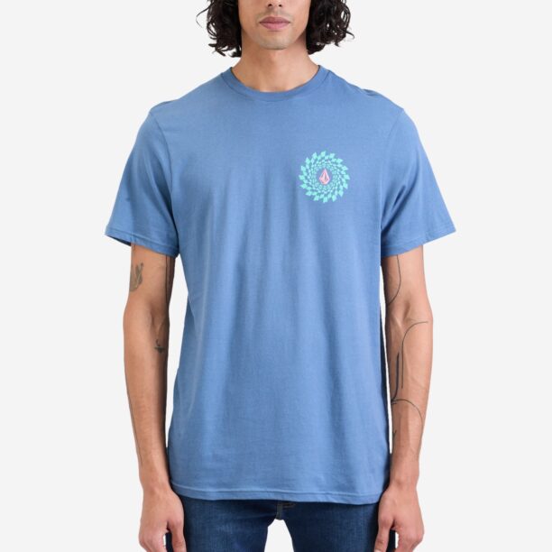 Volcom Tricou 'EASY ORBIT'  turcoaz / opal / portocaliu somon