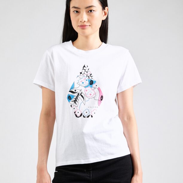 Volcom Tricou 'RADICAL DAZE'  azur / roz deschis / negru / alb