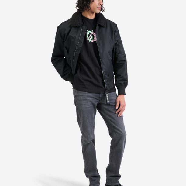 Volcom Tricou 'REALUSION'  bej / verde deschis / lila / negru