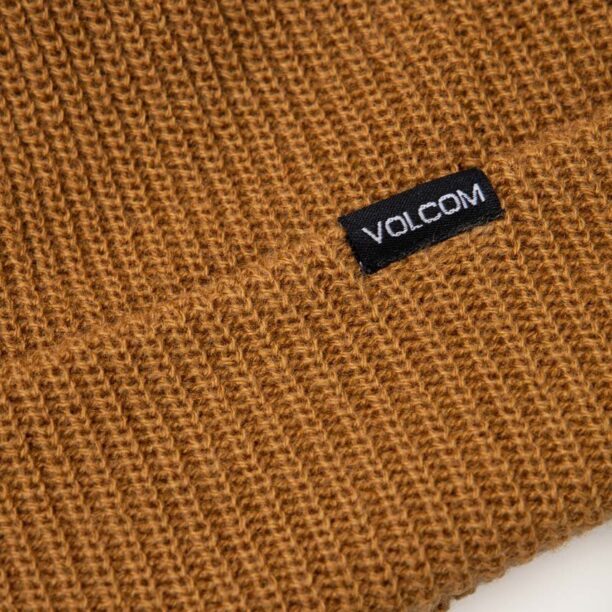 Volcom caciula culoarea maro preţ