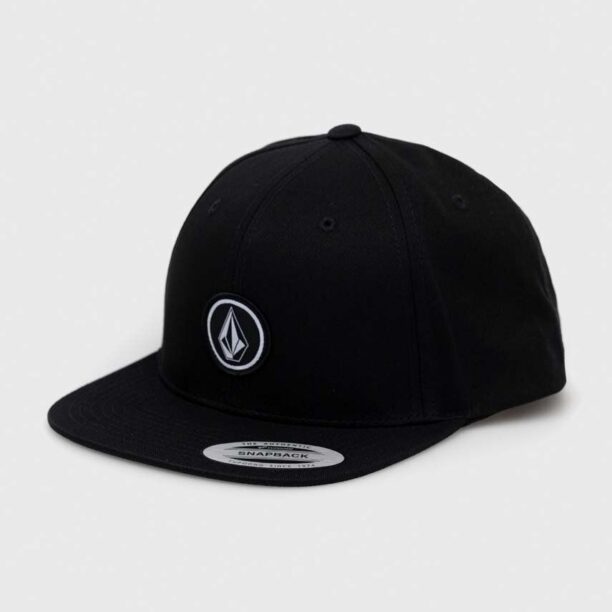 Volcom șapcă de baseball din bumbac culoarea negru