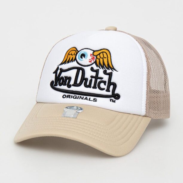 Von Dutch sapca culoarea bej