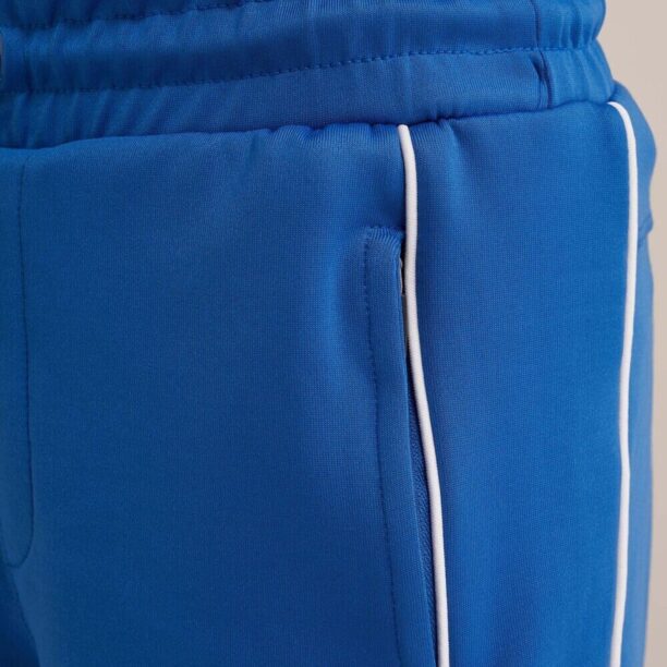 WE Fashion Pantaloni  albastru cobalt / alb preţ