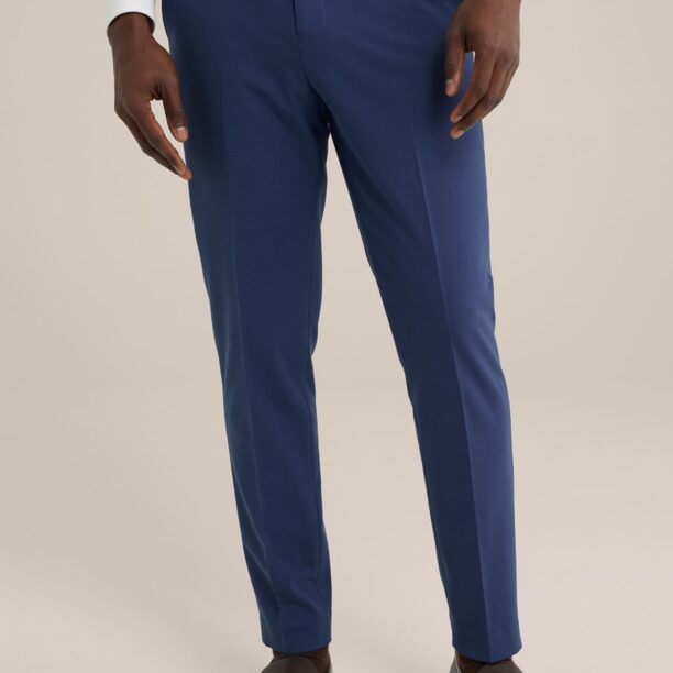 WE Fashion Pantaloni cu dungă  albastru / albastru cobalt