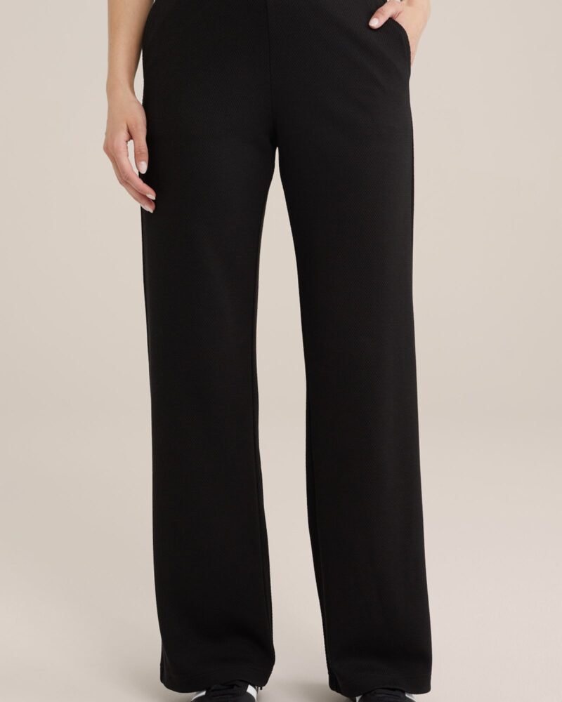 WE Fashion Pantaloni  negru