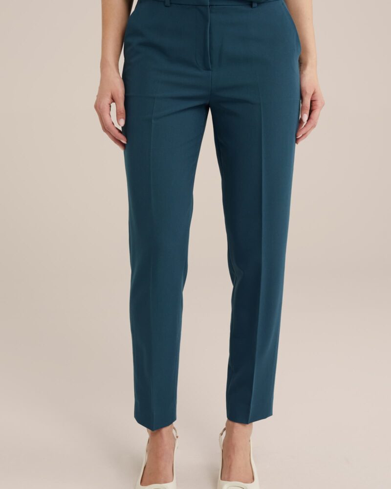 WE Fashion Pantaloni  verde petrol