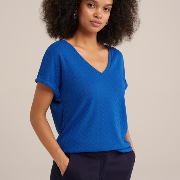 WE Fashion Tricou  albastru cobalt preţ