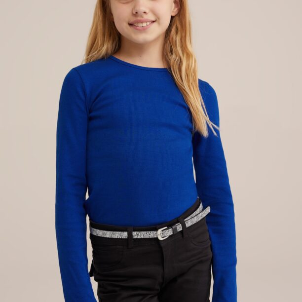 WE Fashion Tricou  albastru cobalt