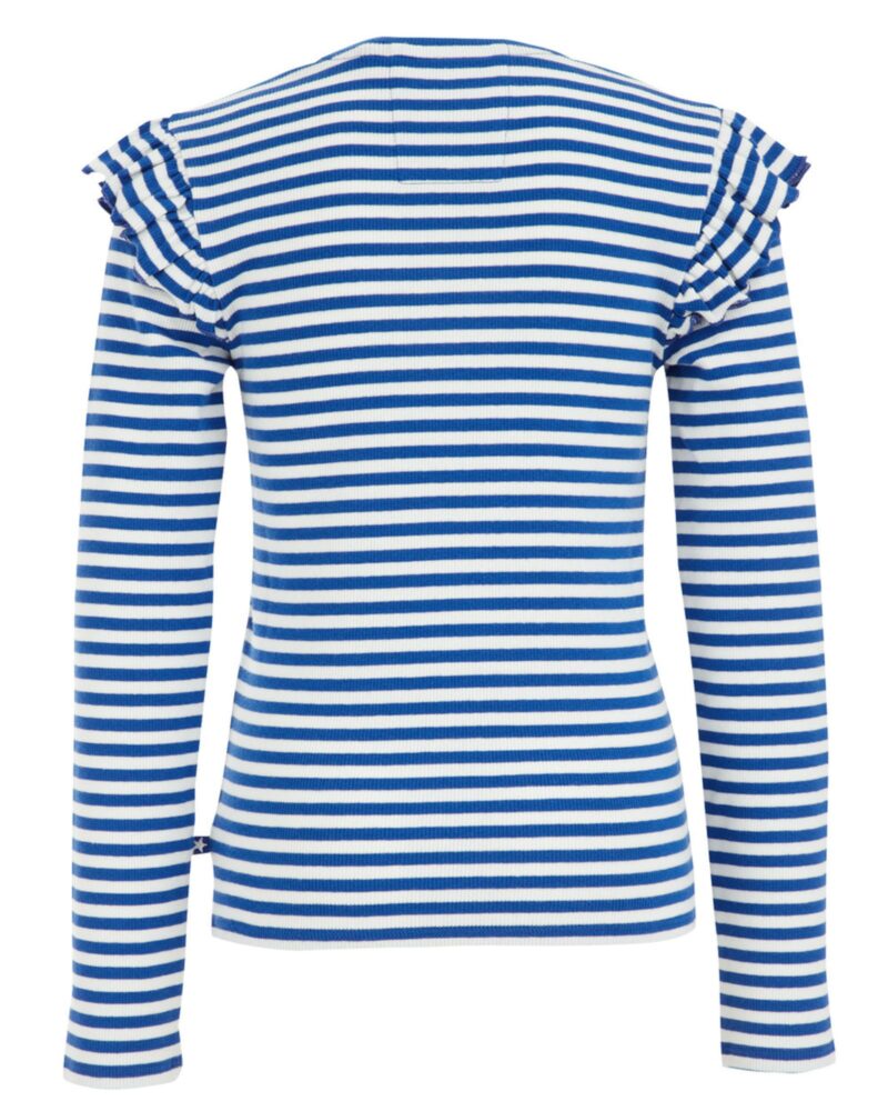 Cumpăra WE Fashion Tricou  albastru cobalt / alb