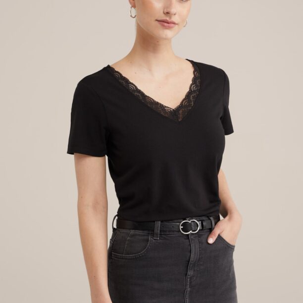 WE Fashion Tricou  negru