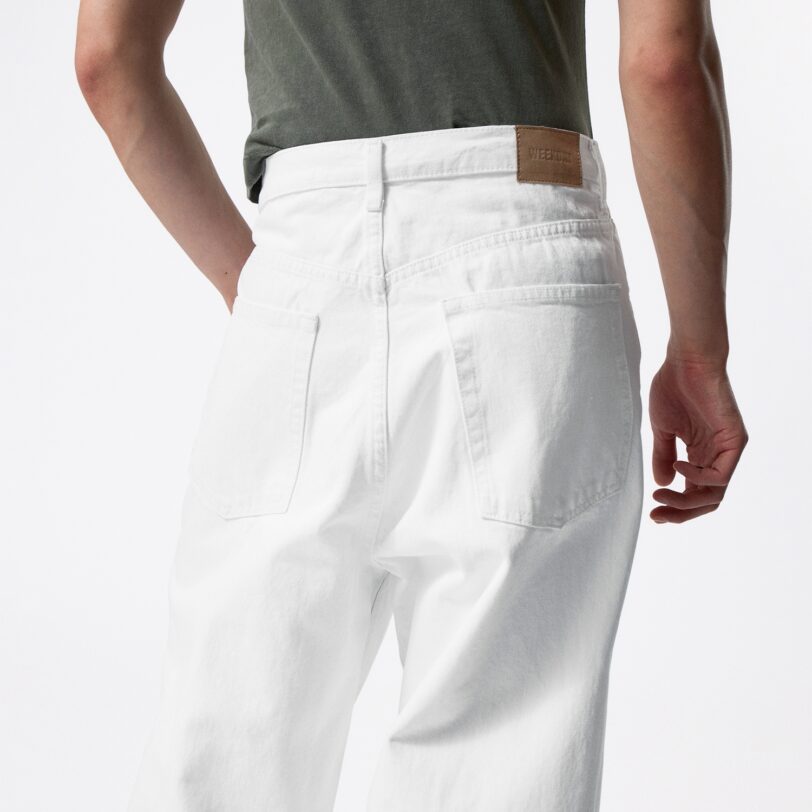 WEEKDAY Jeans 'Astro'  alb denim preţ