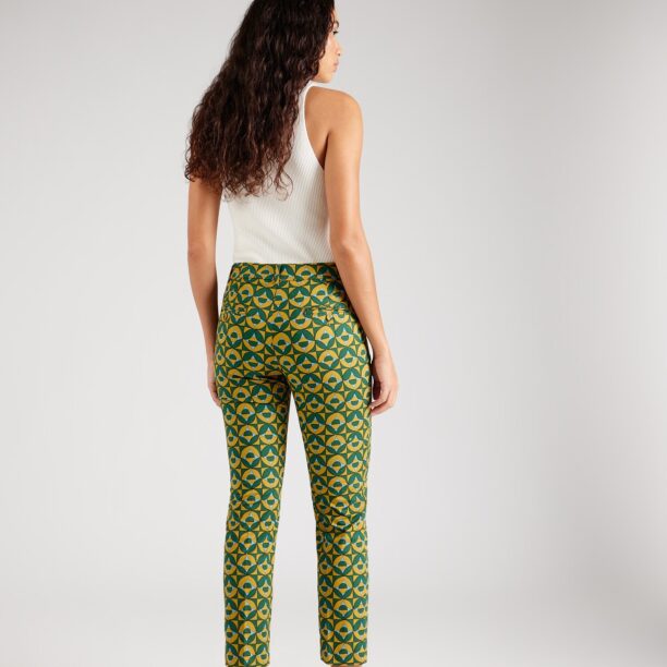 Weekend Max Mara Pantaloni cu dungă 'GINEPRO'  azuriu / galben închis / verde preţ