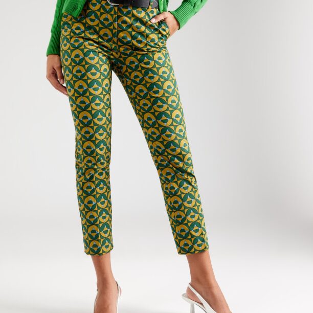 Weekend Max Mara Pantaloni cu dungă 'GINEPRO'  azuriu / galben închis / verde