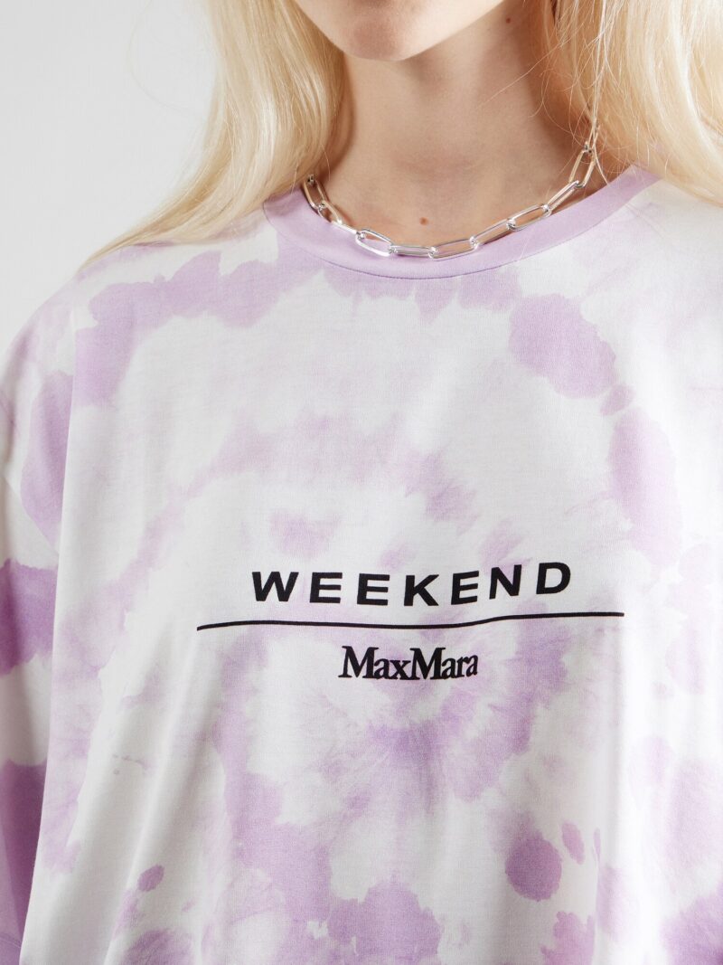 Preţ Weekend Max Mara Tricou supradimensional 'XANADU'  mov liliachiu / negru / alb