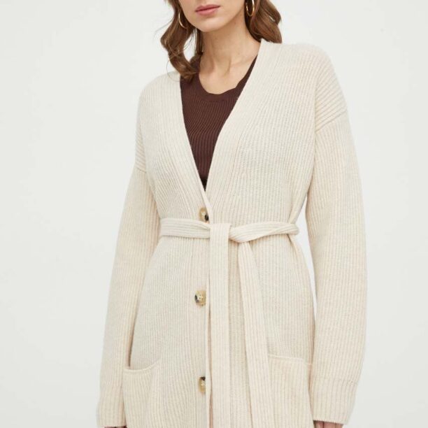 Weekend Max Mara cardigan din amestec de lână culoarea bej 2415340000000