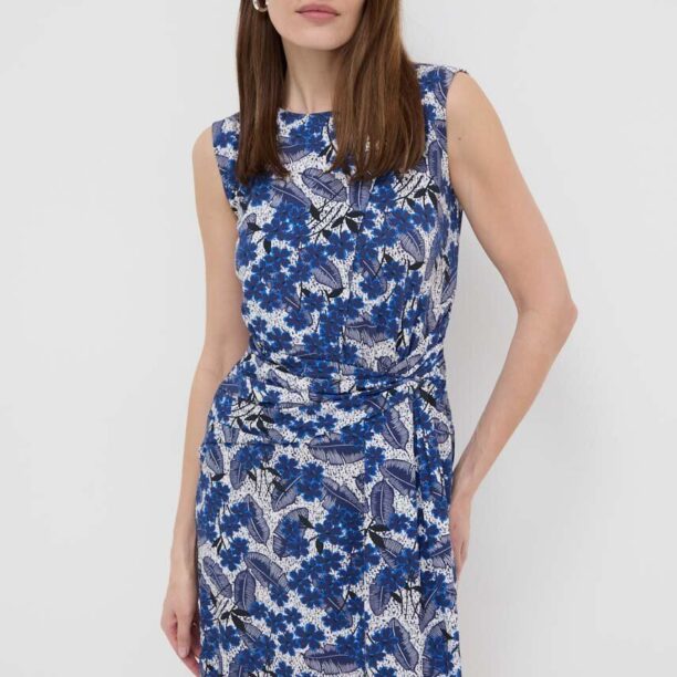 Weekend Max Mara rochie culoarea bleumarin