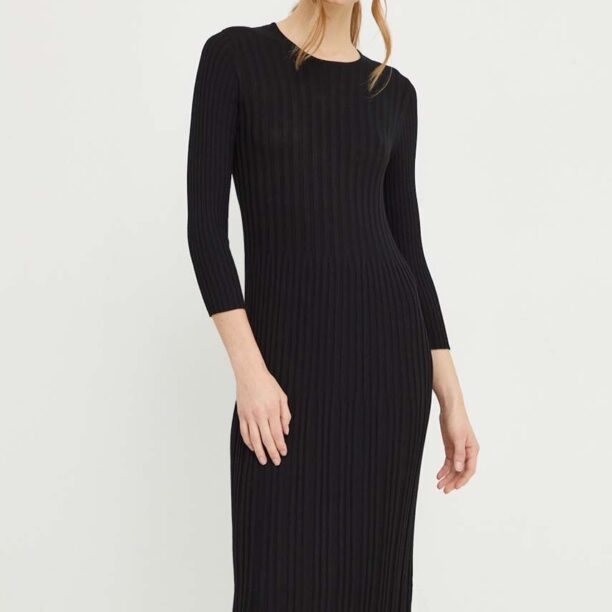 Weekend Max Mara rochie culoarea negru