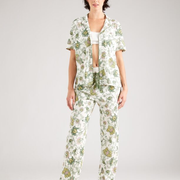 Women' Secret Pijama  galben / verde / roz / alb murdar