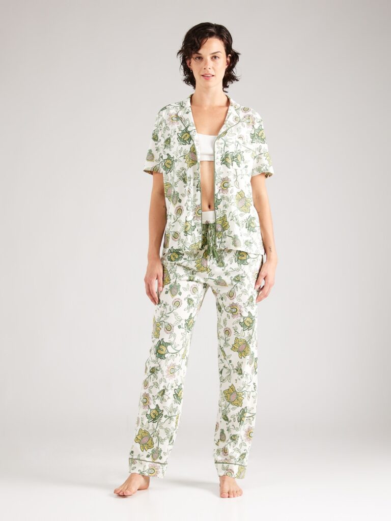 Women' Secret Pijama  galben / verde / roz / alb murdar