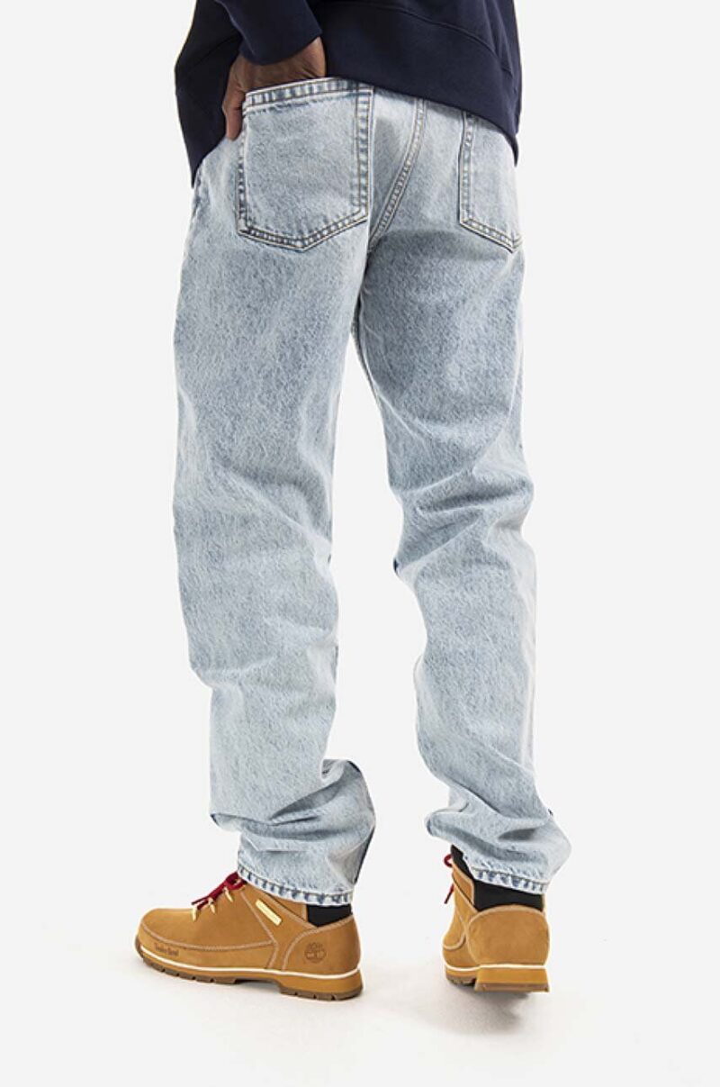 Wood Wood jeans din bumbac Sol Rigid Denim Slim Fit 12215802.7051-HEAVYWA preţ