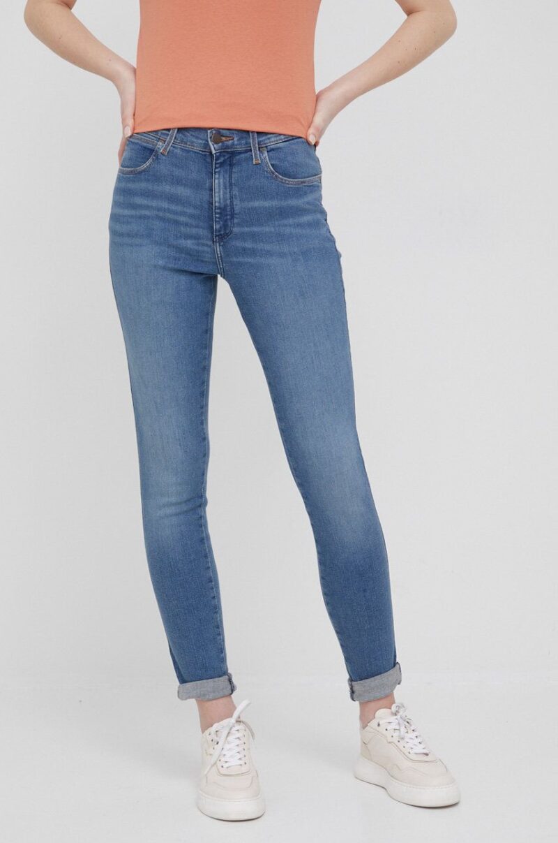 Wrangler jeansi High Rise Skinny Day Trip femei