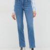 Wrangler jeansi Straight 658 femei high waist