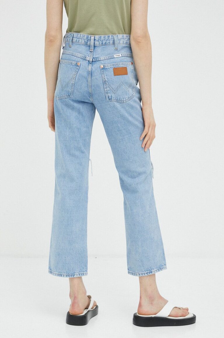 Wrangler jeansi Wild West femei high waist preţ