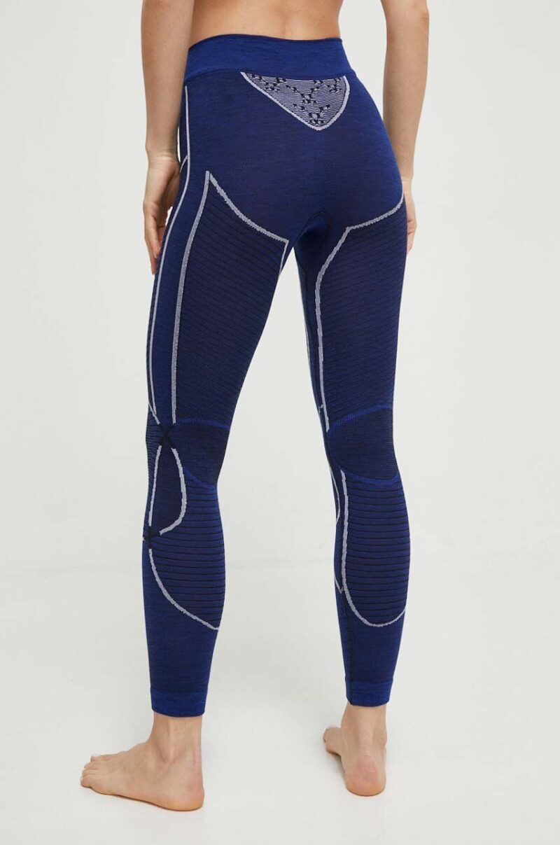 X-Bionic jambiere funcționale Merino 4.0 culoarea albastru marin preţ