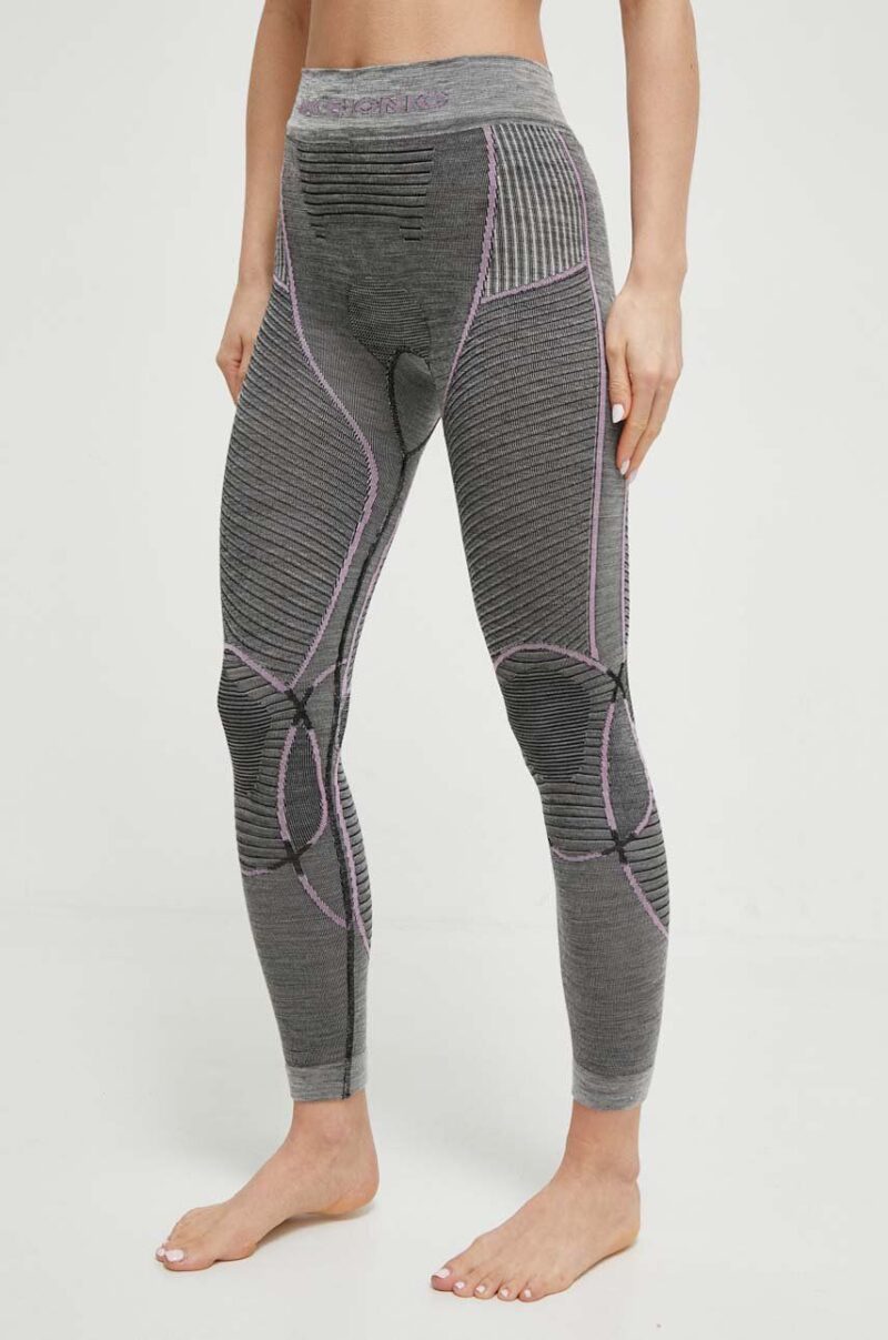 X-Bionic jambiere funcționale Merino 4.0 culoarea gri