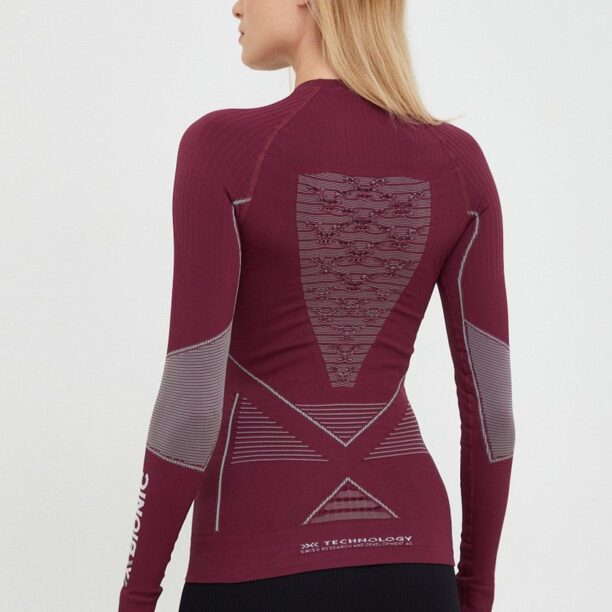 X-Bionic longsleeve funcțional Energy Accumulator 4.0 culoarea violet preţ