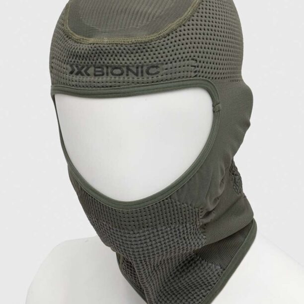 X-Bionic masca Stormcap Face 4.0 culoarea verde